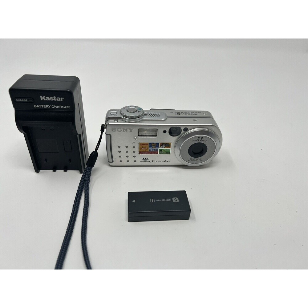 Sony Cyber-shot DSC-P3 Silver Digital Camera